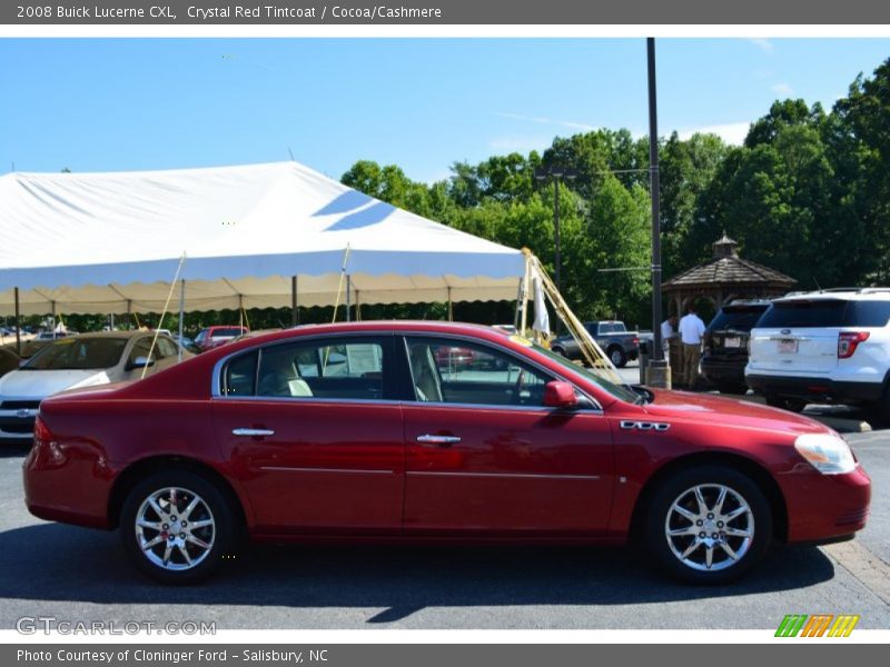 Crystal Red Tintcoat / Cocoa/Cashmere 2008 Buick Lucerne CXL