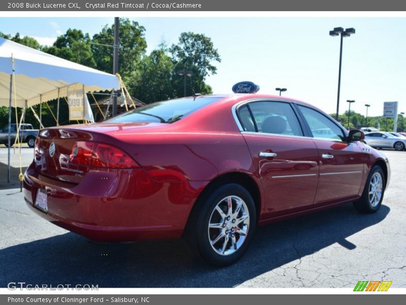 Crystal Red Tintcoat / Cocoa/Cashmere 2008 Buick Lucerne CXL