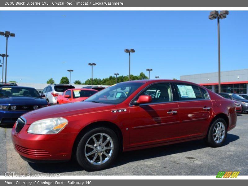 Crystal Red Tintcoat / Cocoa/Cashmere 2008 Buick Lucerne CXL