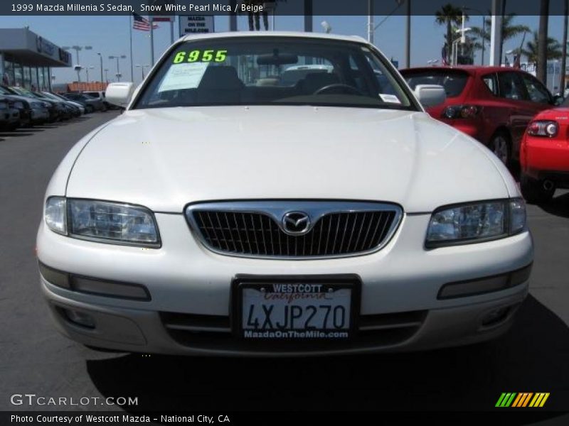 Snow White Pearl Mica / Beige 1999 Mazda Millenia S Sedan