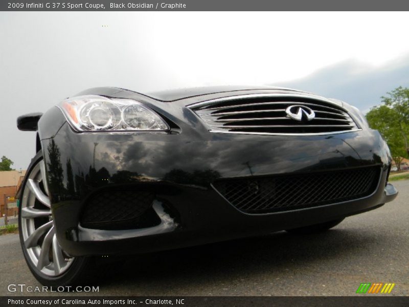 Black Obsidian / Graphite 2009 Infiniti G 37 S Sport Coupe