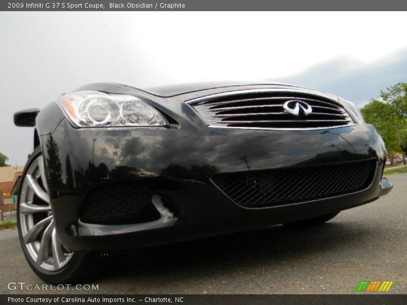 Black Obsidian / Graphite 2009 Infiniti G 37 S Sport Coupe