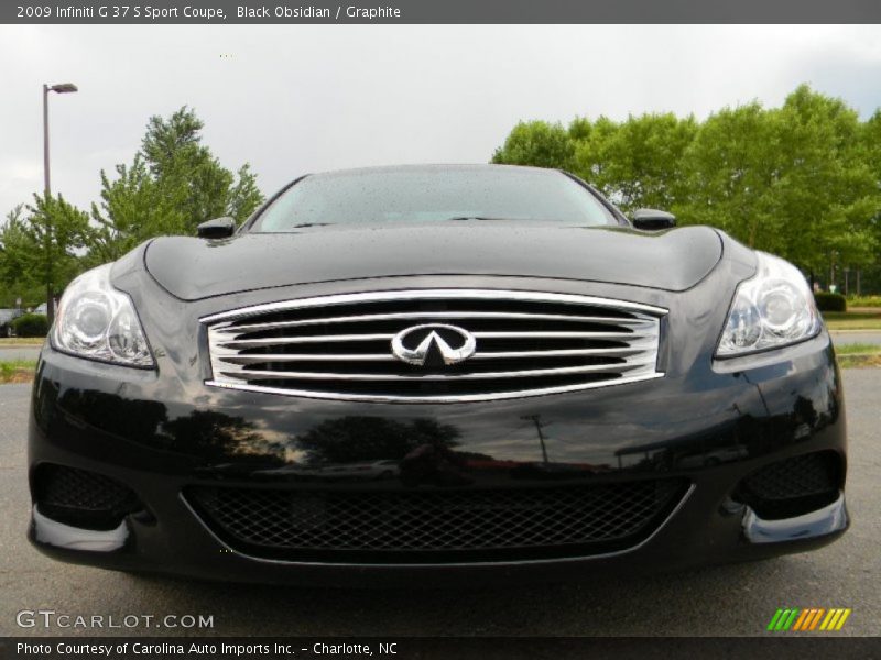 Black Obsidian / Graphite 2009 Infiniti G 37 S Sport Coupe