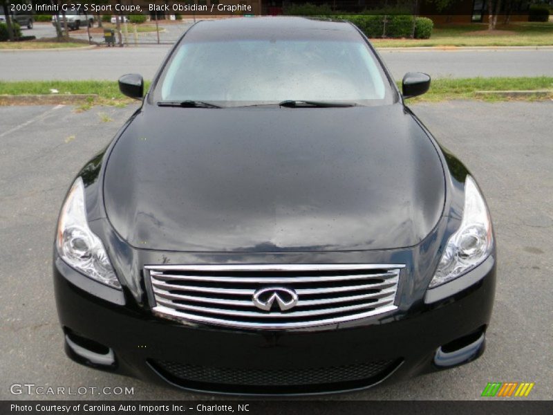 Black Obsidian / Graphite 2009 Infiniti G 37 S Sport Coupe