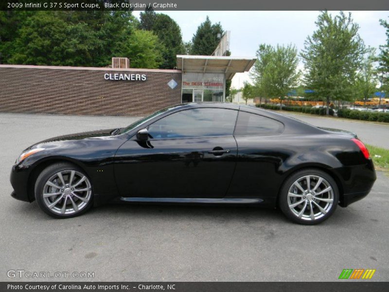 Black Obsidian / Graphite 2009 Infiniti G 37 S Sport Coupe