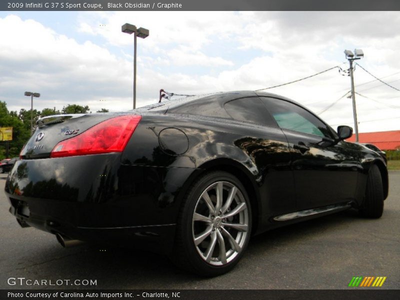 Black Obsidian / Graphite 2009 Infiniti G 37 S Sport Coupe