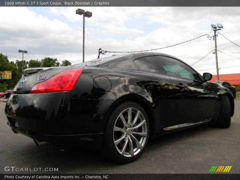 Black Obsidian / Graphite 2009 Infiniti G 37 S Sport Coupe