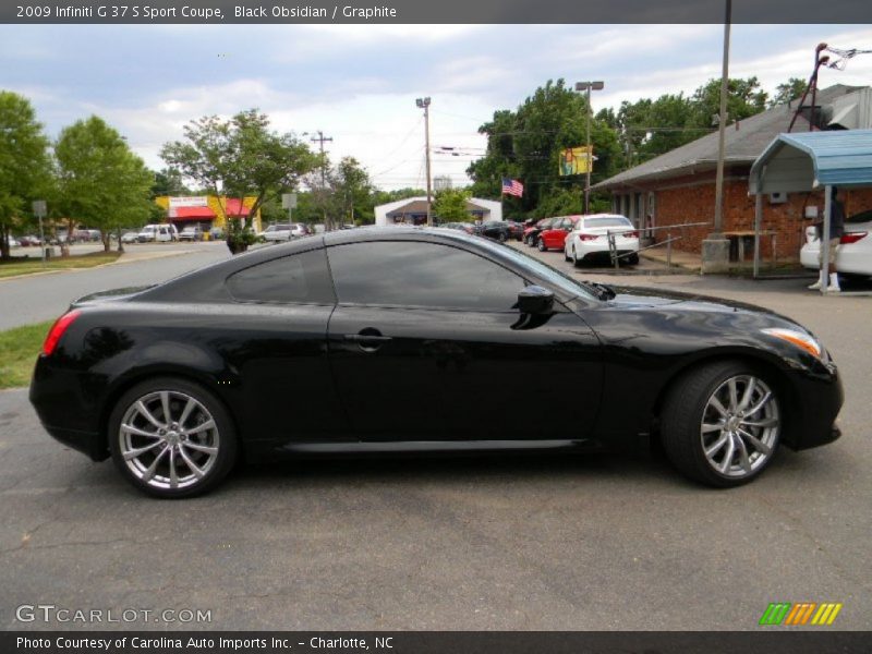 Black Obsidian / Graphite 2009 Infiniti G 37 S Sport Coupe