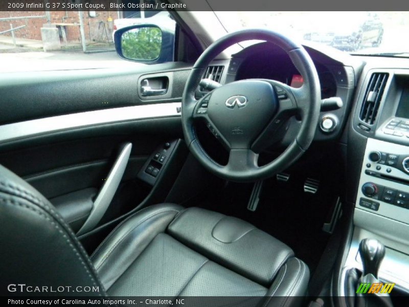 Black Obsidian / Graphite 2009 Infiniti G 37 S Sport Coupe