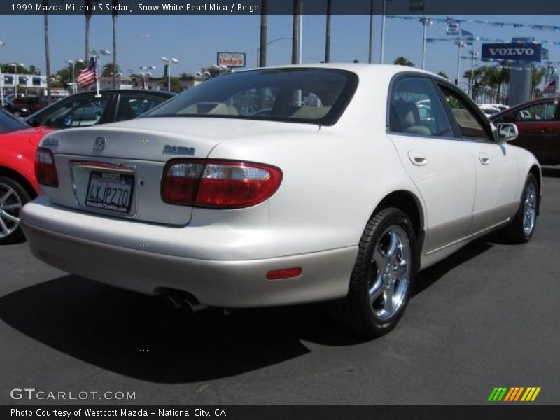 Snow White Pearl Mica / Beige 1999 Mazda Millenia S Sedan