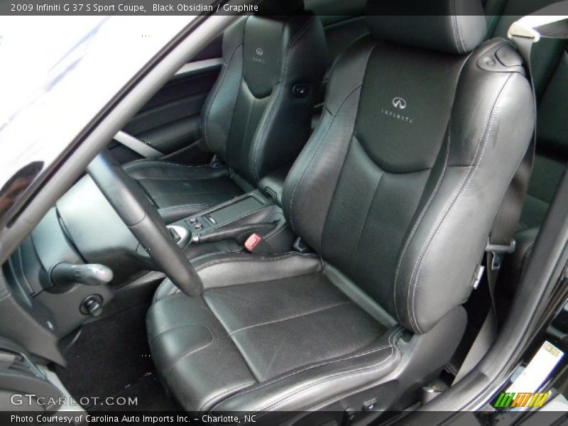 Black Obsidian / Graphite 2009 Infiniti G 37 S Sport Coupe