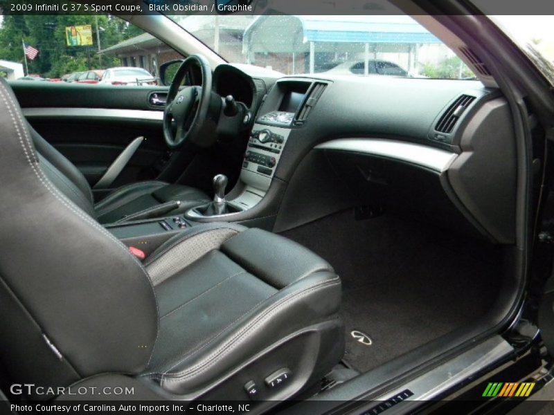 Black Obsidian / Graphite 2009 Infiniti G 37 S Sport Coupe