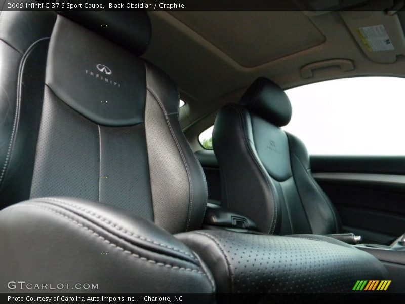 Black Obsidian / Graphite 2009 Infiniti G 37 S Sport Coupe