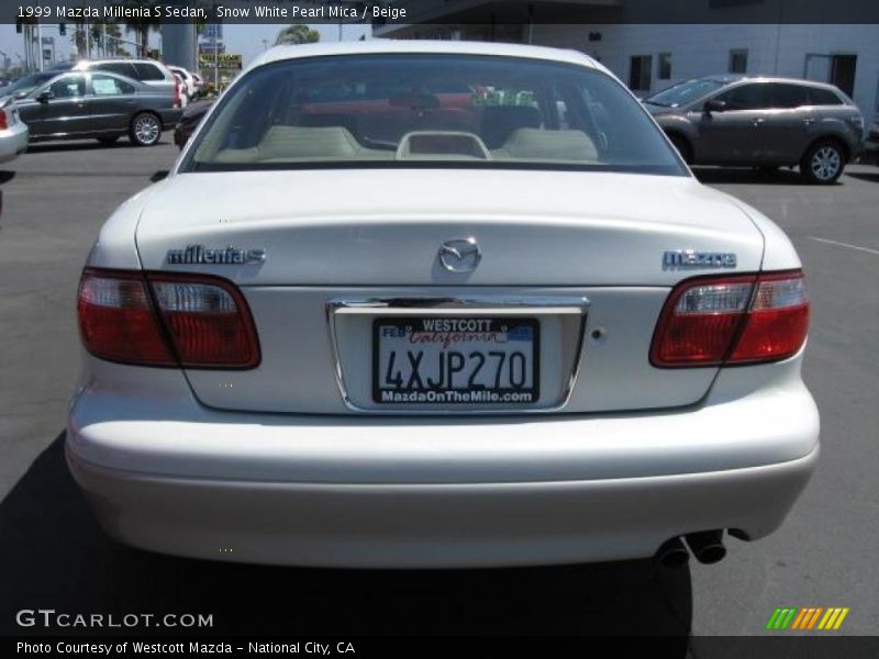 Snow White Pearl Mica / Beige 1999 Mazda Millenia S Sedan
