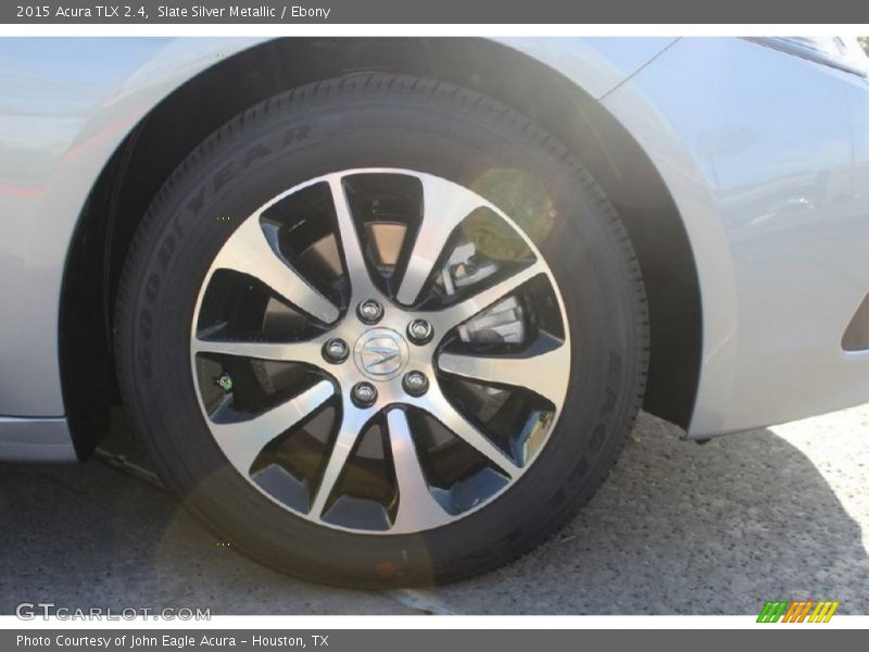 Slate Silver Metallic / Ebony 2015 Acura TLX 2.4