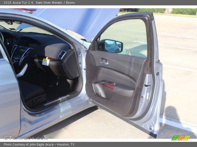 Slate Silver Metallic / Ebony 2015 Acura TLX 2.4
