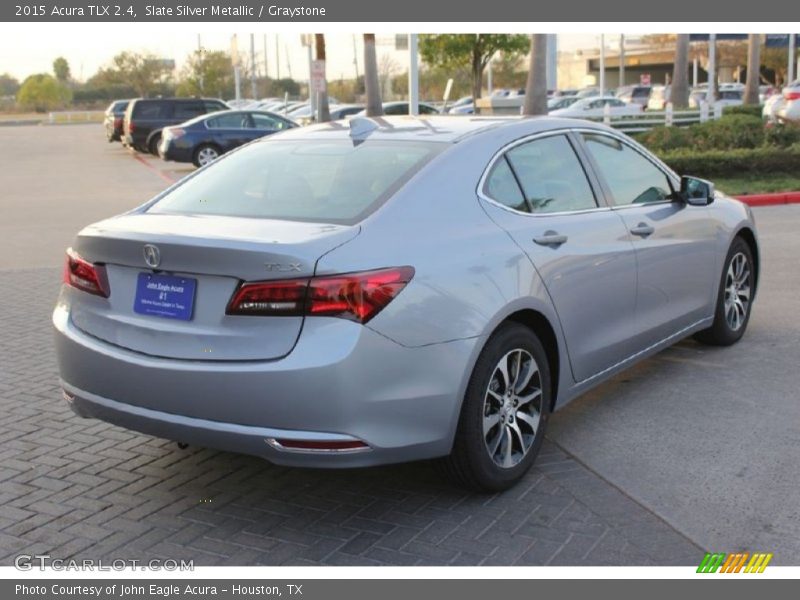 Slate Silver Metallic / Graystone 2015 Acura TLX 2.4