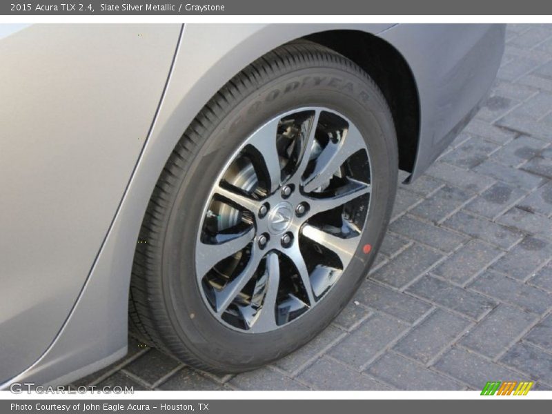 Slate Silver Metallic / Graystone 2015 Acura TLX 2.4