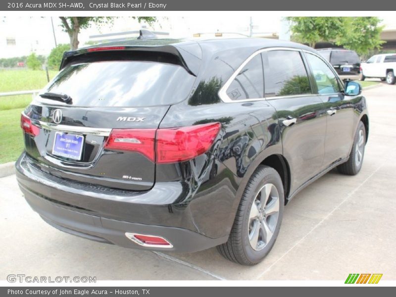 Crystal Black Pearl / Ebony 2016 Acura MDX SH-AWD