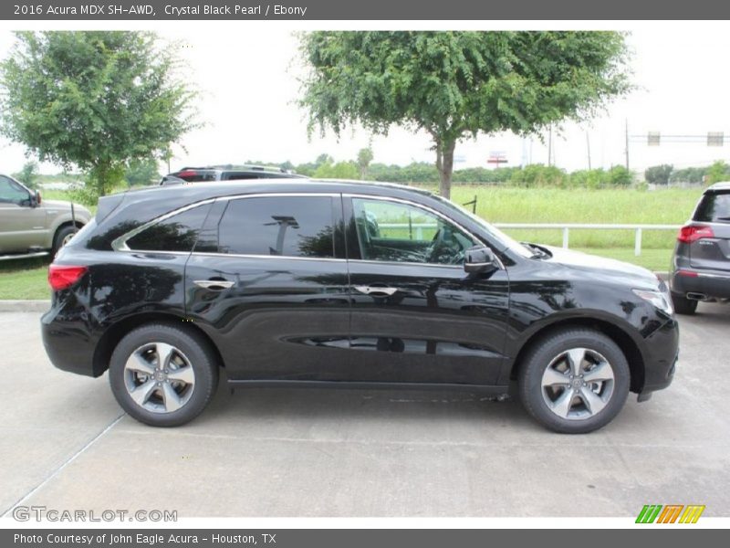Crystal Black Pearl / Ebony 2016 Acura MDX SH-AWD
