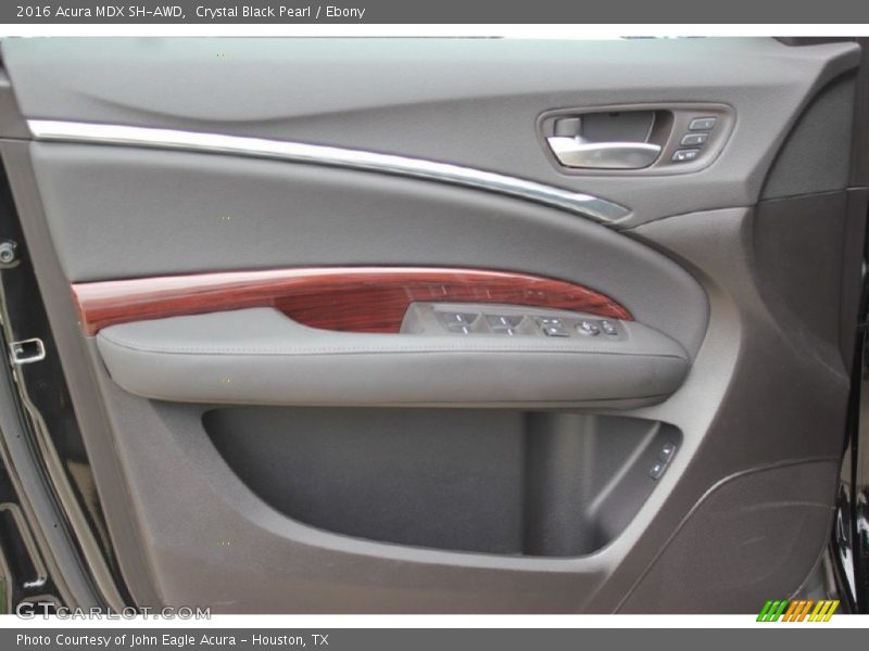 Crystal Black Pearl / Ebony 2016 Acura MDX SH-AWD