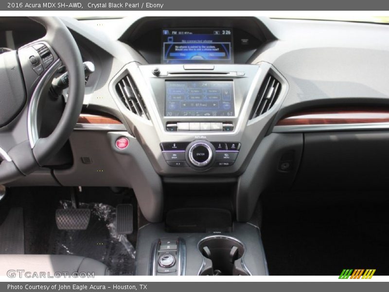 Crystal Black Pearl / Ebony 2016 Acura MDX SH-AWD