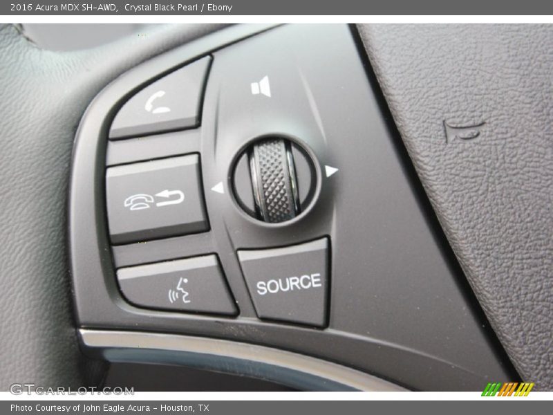 Crystal Black Pearl / Ebony 2016 Acura MDX SH-AWD