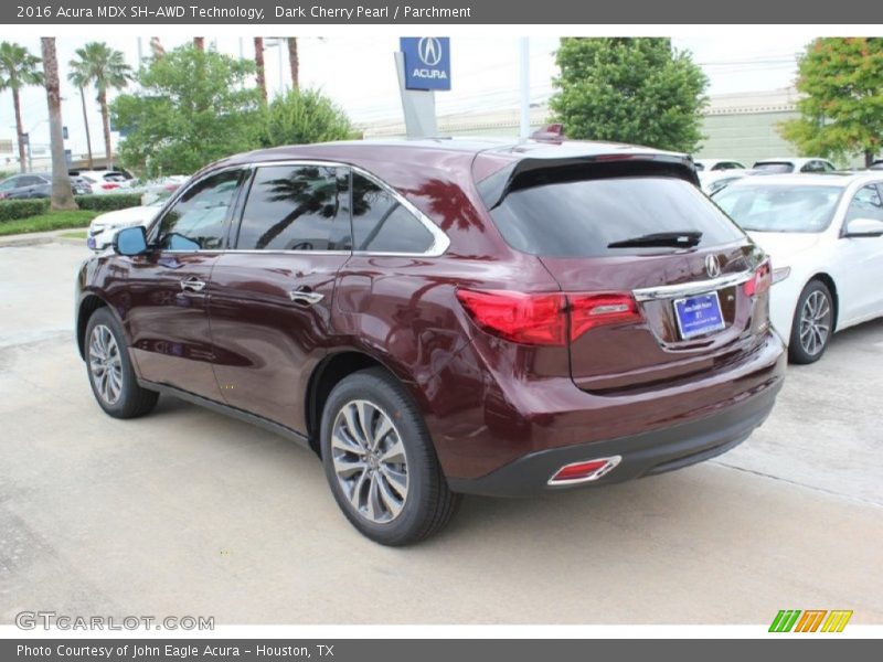 Dark Cherry Pearl / Parchment 2016 Acura MDX SH-AWD Technology