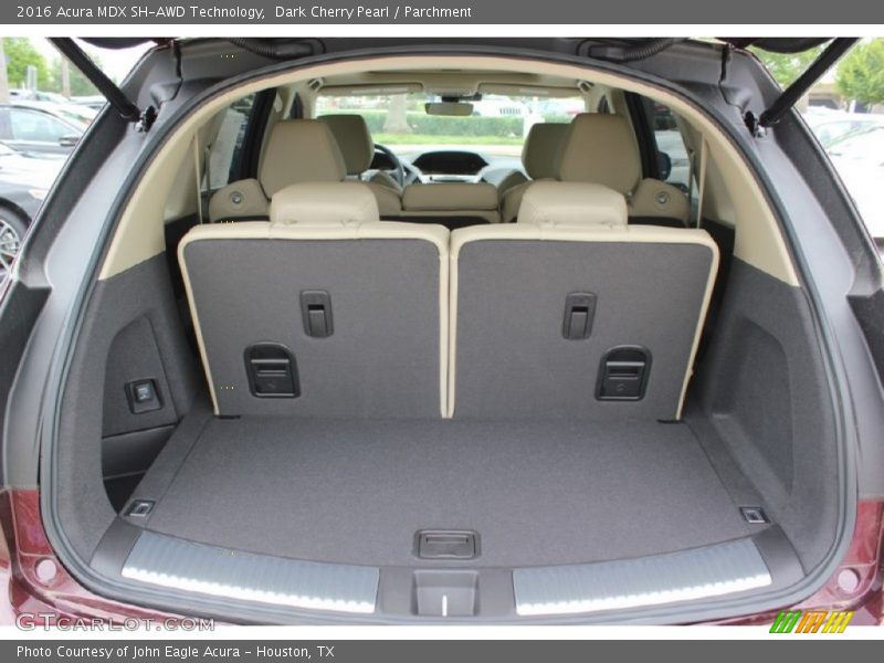 Dark Cherry Pearl / Parchment 2016 Acura MDX SH-AWD Technology