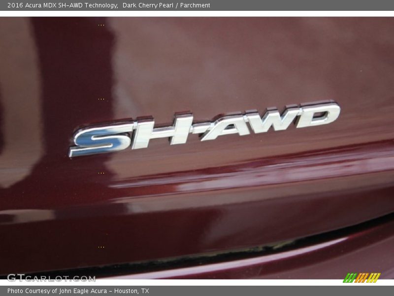 Dark Cherry Pearl / Parchment 2016 Acura MDX SH-AWD Technology