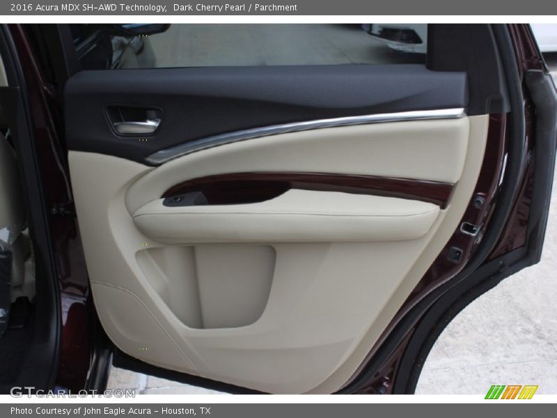 Dark Cherry Pearl / Parchment 2016 Acura MDX SH-AWD Technology