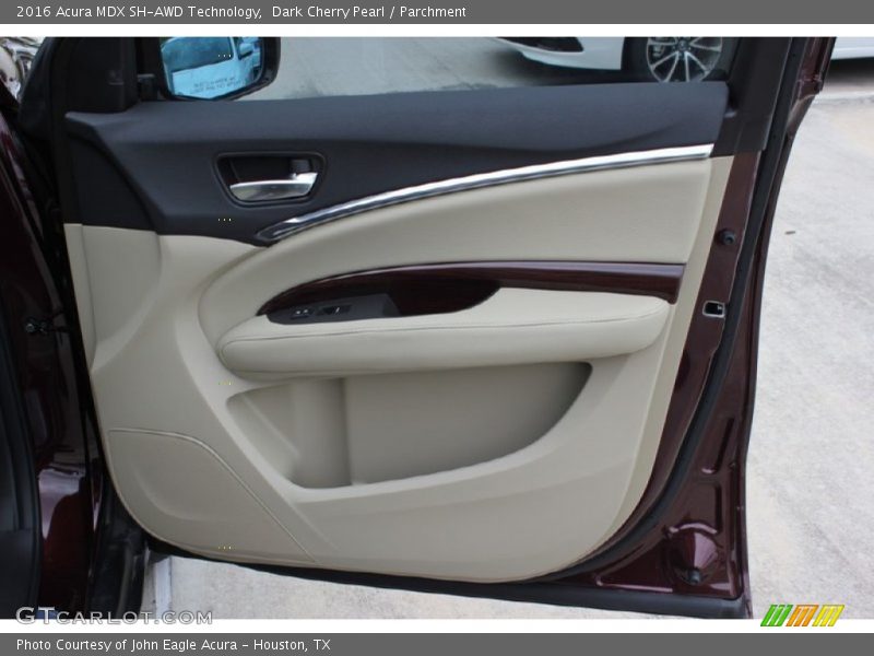 Dark Cherry Pearl / Parchment 2016 Acura MDX SH-AWD Technology