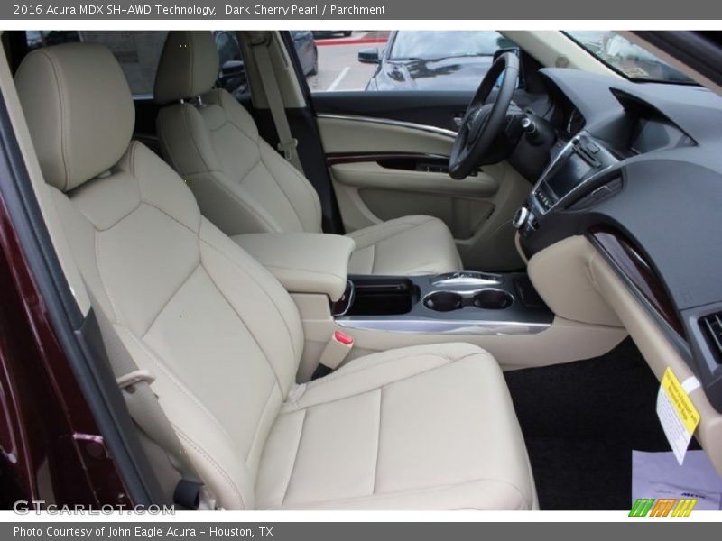 Dark Cherry Pearl / Parchment 2016 Acura MDX SH-AWD Technology