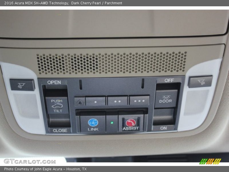 Dark Cherry Pearl / Parchment 2016 Acura MDX SH-AWD Technology