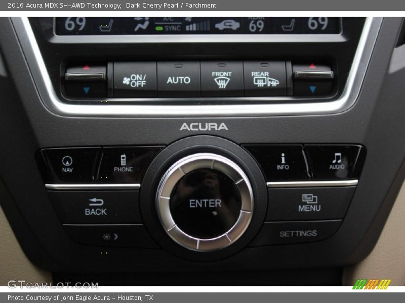Dark Cherry Pearl / Parchment 2016 Acura MDX SH-AWD Technology