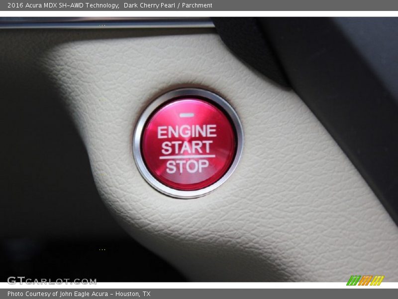 Dark Cherry Pearl / Parchment 2016 Acura MDX SH-AWD Technology