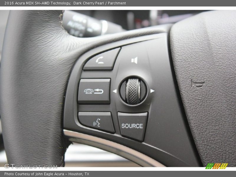 Dark Cherry Pearl / Parchment 2016 Acura MDX SH-AWD Technology