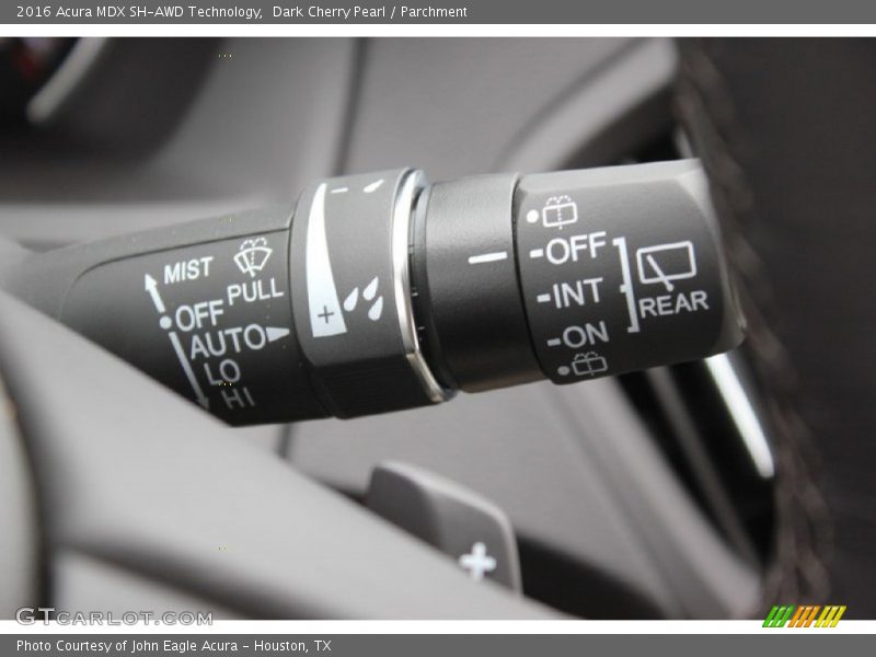 Dark Cherry Pearl / Parchment 2016 Acura MDX SH-AWD Technology