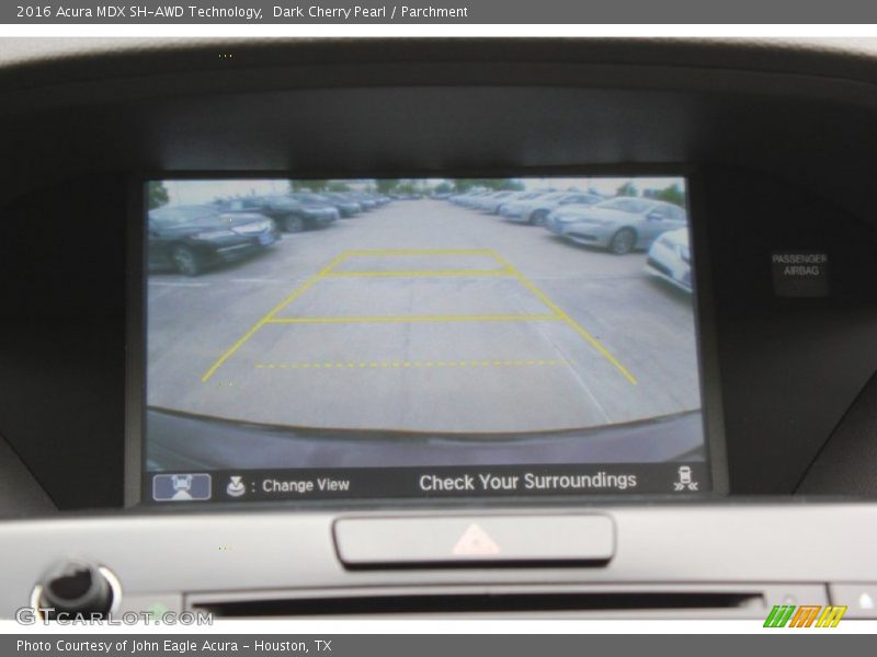 Dark Cherry Pearl / Parchment 2016 Acura MDX SH-AWD Technology