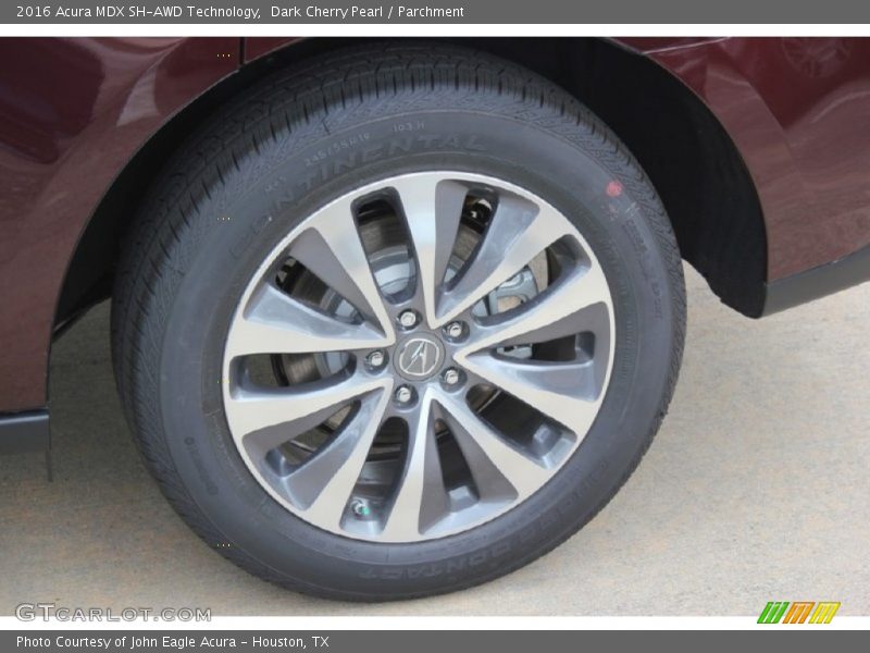 Dark Cherry Pearl / Parchment 2016 Acura MDX SH-AWD Technology