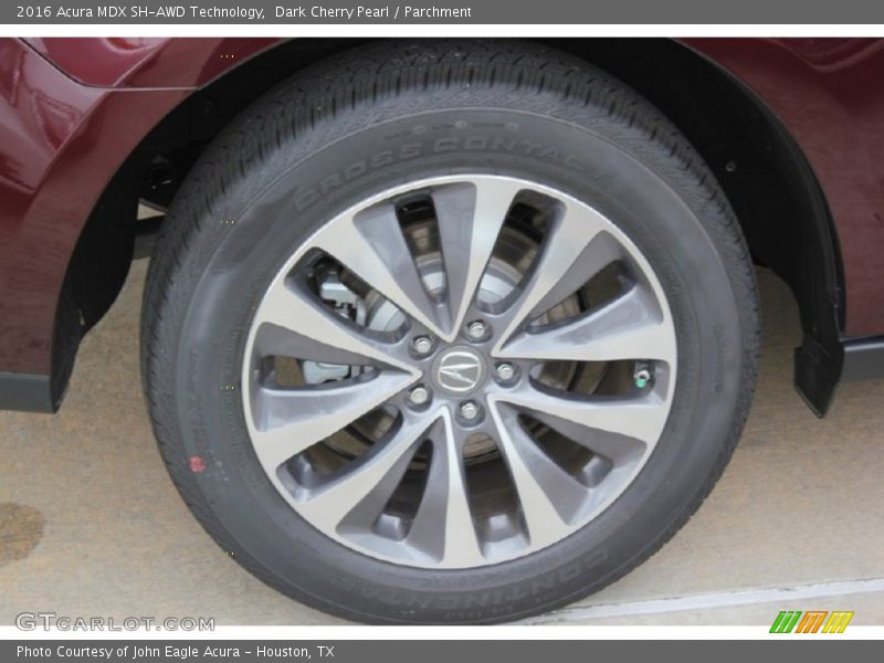 Dark Cherry Pearl / Parchment 2016 Acura MDX SH-AWD Technology