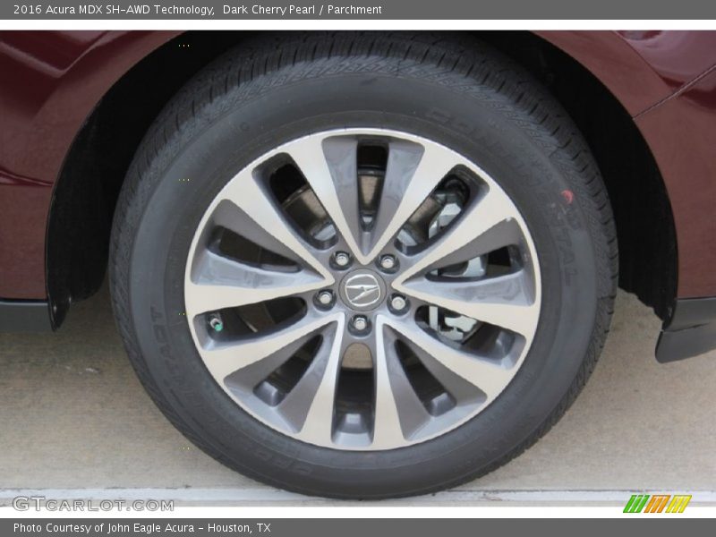 Dark Cherry Pearl / Parchment 2016 Acura MDX SH-AWD Technology