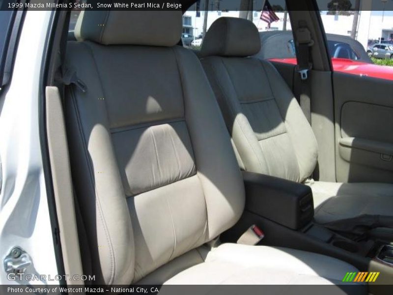 Snow White Pearl Mica / Beige 1999 Mazda Millenia S Sedan