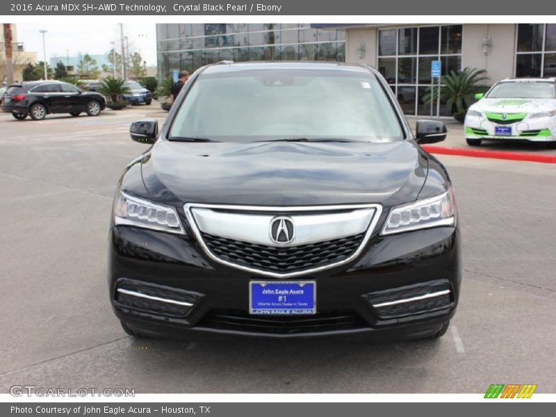 Crystal Black Pearl / Ebony 2016 Acura MDX SH-AWD Technology