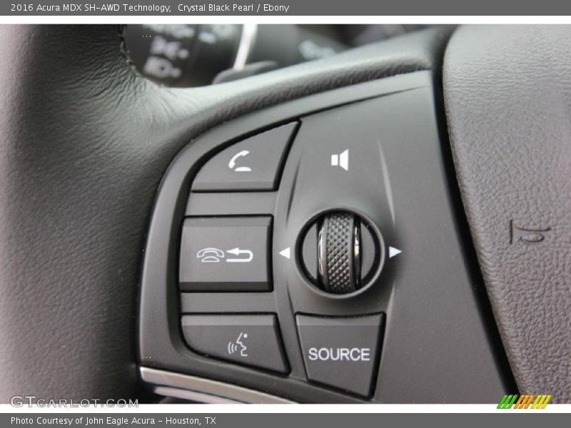 Crystal Black Pearl / Ebony 2016 Acura MDX SH-AWD Technology