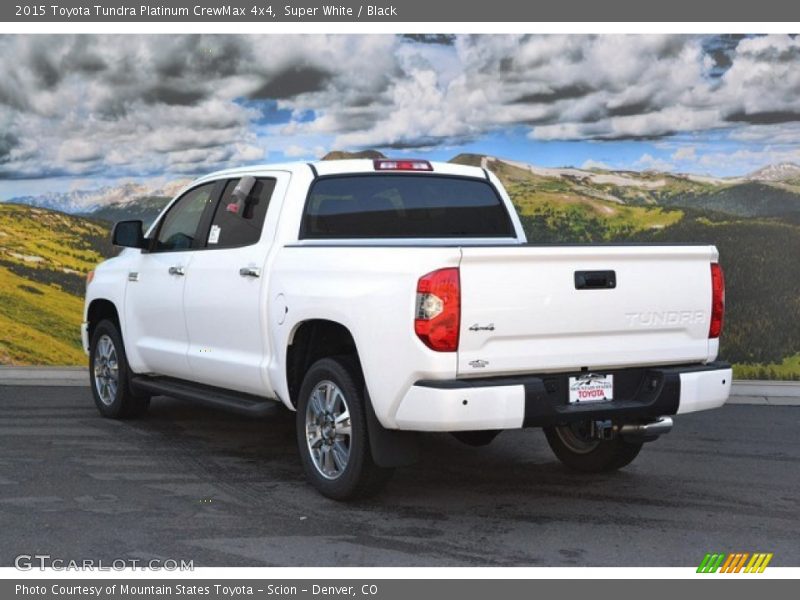 Super White / Black 2015 Toyota Tundra Platinum CrewMax 4x4