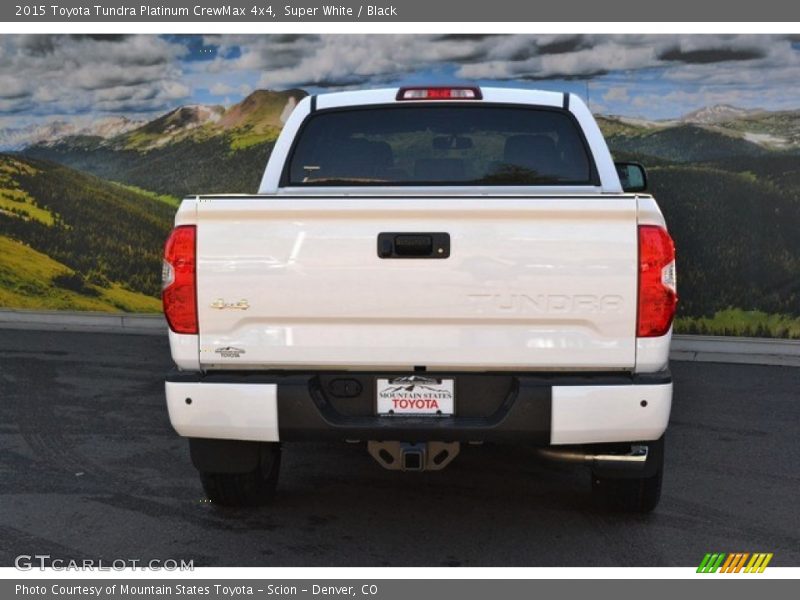 Super White / Black 2015 Toyota Tundra Platinum CrewMax 4x4