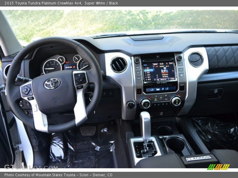 Super White / Black 2015 Toyota Tundra Platinum CrewMax 4x4