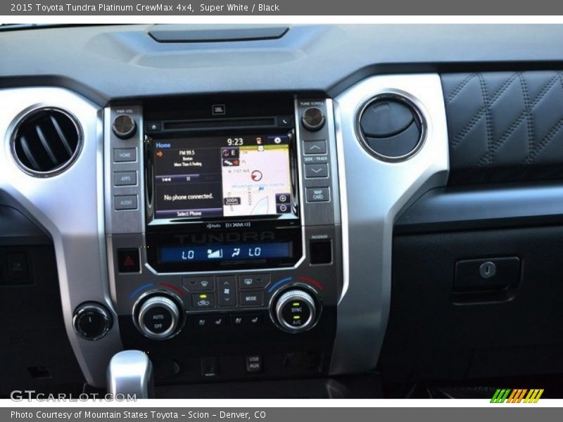 Super White / Black 2015 Toyota Tundra Platinum CrewMax 4x4
