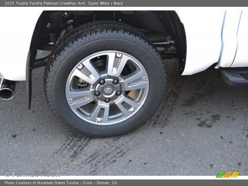 Super White / Black 2015 Toyota Tundra Platinum CrewMax 4x4